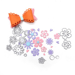 scrapbooking DIY切割刀模 碳鋼刀模 壓花刀模模板鮮花花朵組合
