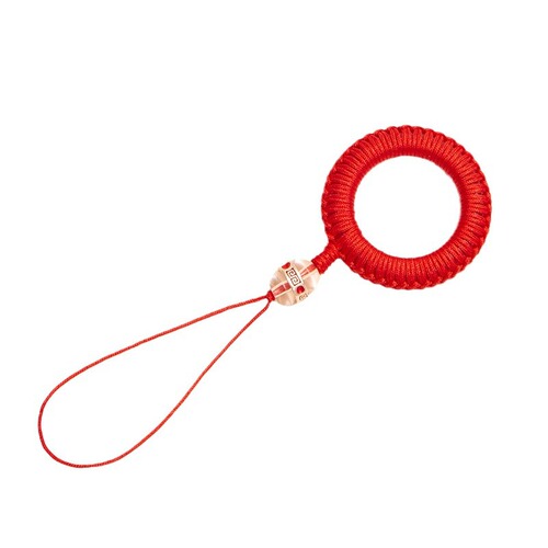 Ancient style mobile phone ring lanyard braided earphone lanyard ring buckle creative keychain U disk short pendant jewelry