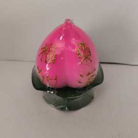 亚马逊热销款福如东海寿桃蜡烛寺庙供灯法会传灯祈福还愿平安灯