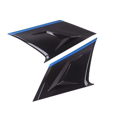 Other Automotive Exterior Supplies | trim, letter sticker modification - rear-window-trim-under-blue-black