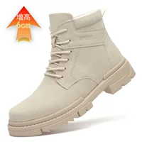 Martens‑style demi‑season high‑low boots, 6 cm height increase, flat and padded options, sizes 37–46