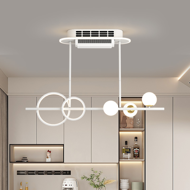 2025 nueva luz de ventilador sin hoja de espectro completo sala de estar dormitorio ventilador de techo lámpara de techo con ventilador de protección de ojos