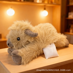 �羳�¿����Ӽӟ����Highland Cow Plush�ߵ�ţ�ڴ��K���mţ��ţ