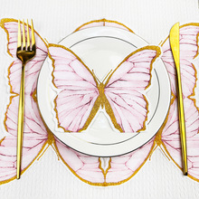 31*24一次性纸巾异形蝴蝶派对西餐厅酒店餐巾纸欧式婚礼节日餐巾