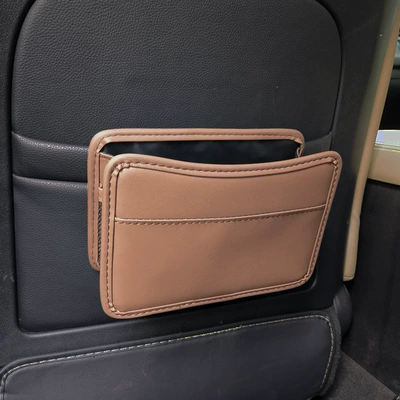 Leather Storage Box Car Interior — Car storage bag/box