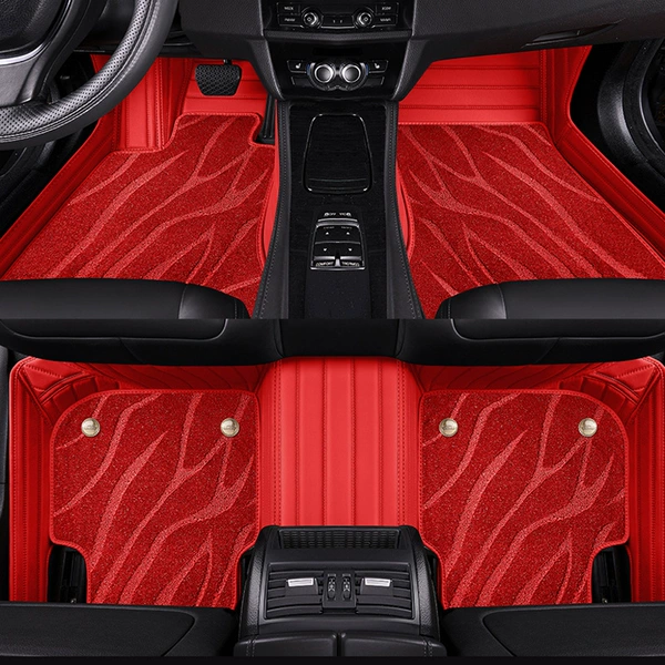 High-end craftsmanship 5.0 wide horizontal strip double-layer bright red starry sky blanket + bright red