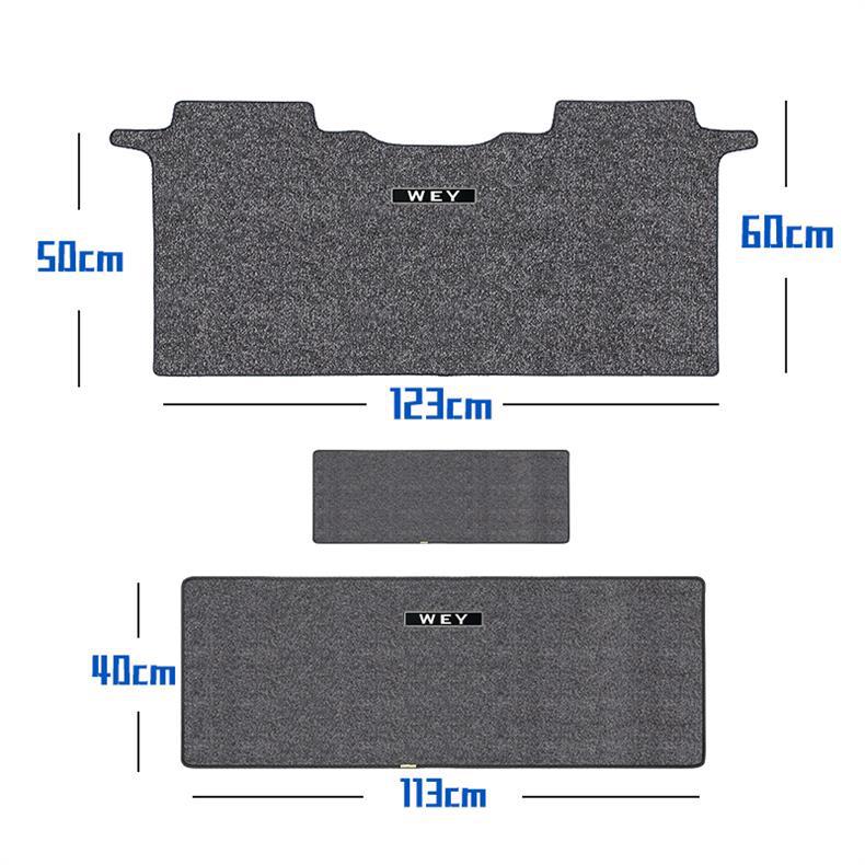 Alpine 8 Alpine 9 Full Car Floor Mats Wei Pai Alpine 7 Business Car Interior Modification Middle Row Imitation Cashmere Carpet