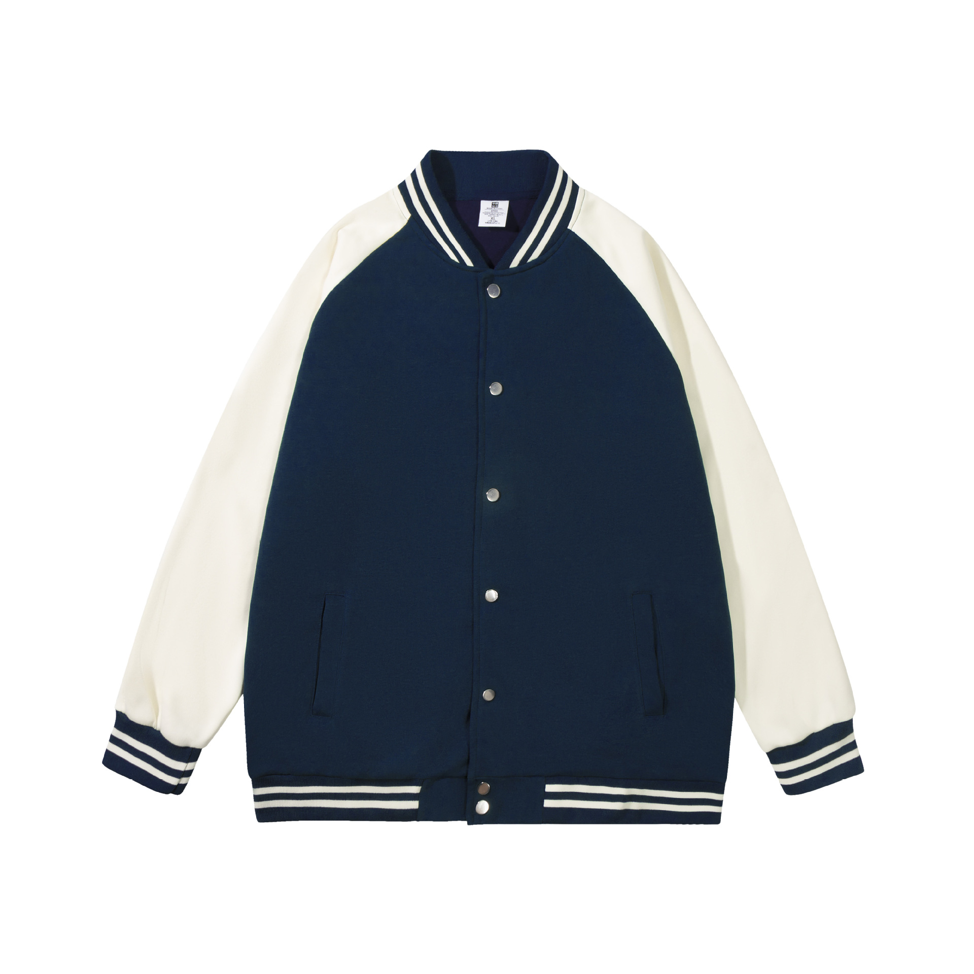 2024 otoño y invierno nuevo color de la chaqueta de vuelo de algodón 320G chaqueta de béisbol masculino y femenino logotipo de impresión