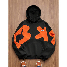 R 74365 Y2K hip-hop patchwork hoodie Y2K ƴ����ñ����