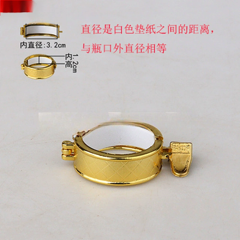 Керамическая пряжка для замка винной бутылки, уплотнительная пряжка, декоративная пряжка, дышащая пряжка для винной банки, уплотнительное кольцо, пластиковая уплотнительная пряжка для защиты от подделок