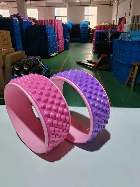 Yoga Wheel Open Back Yoga Equipment Fitness Yoga Wheel Ring Back Curved Artifact Home Pilates Ring Back Artifact Open Shoulder