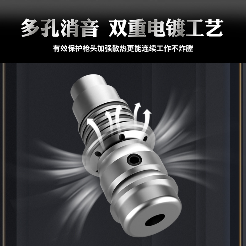 Mini pistola de clavos pistola silenciador pared de cemento pistola de clavos de hormigón pistola de clavos manual decoración trunking máquina de clavos fijos