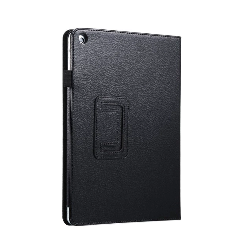 Applicable to Apple iPad9.7 tablet protective cover ipad5/6 lychee pattern two folding bracket Air leather case mini shell