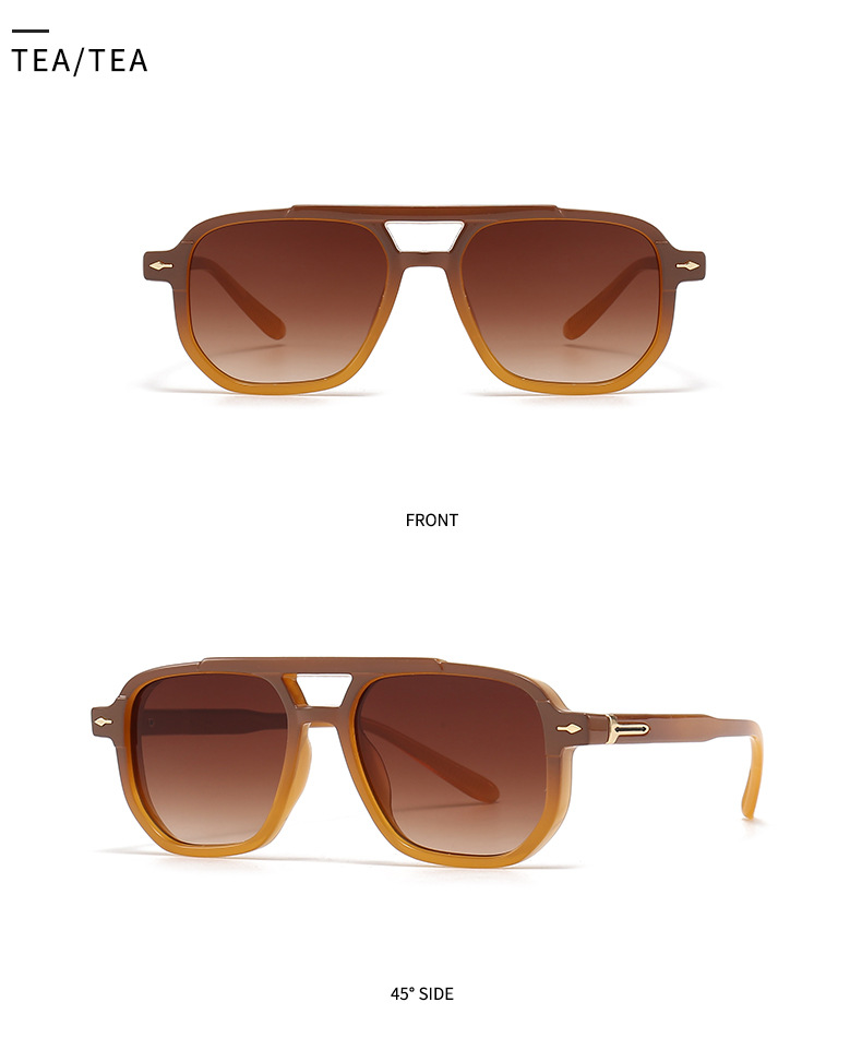 Retro Artistic Sunglasses For Men With Anti-blue Light Protection_voghion.com