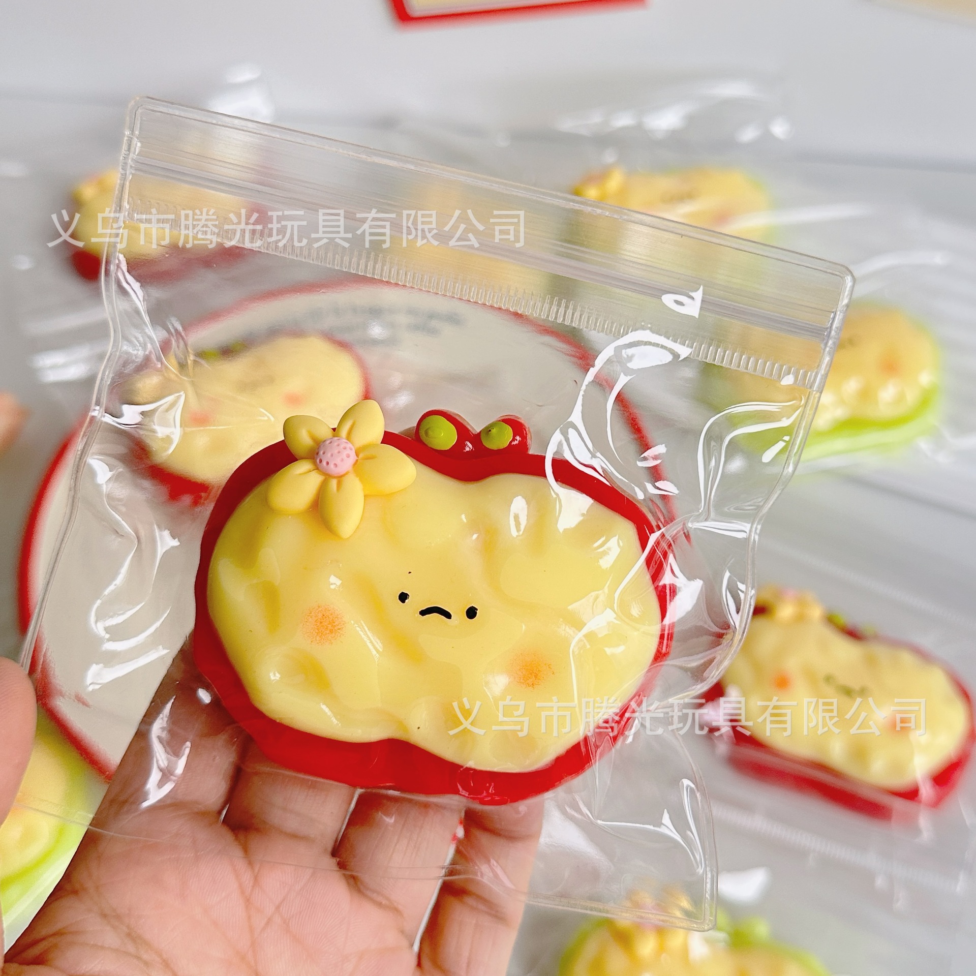 크림 레드 사과