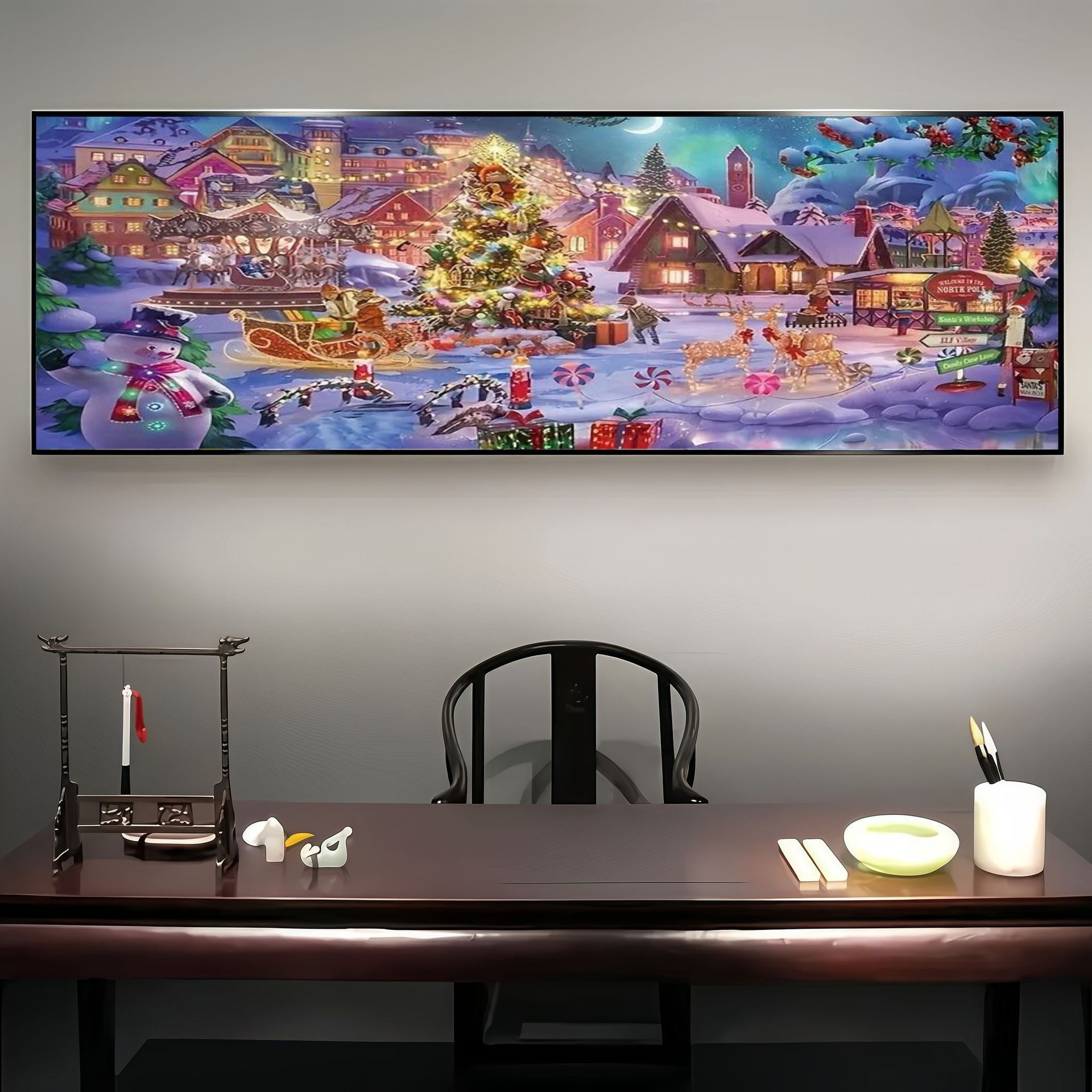 Transfronterizo Amazon pintura de diamantes fábrica de explosión venta directa pintura de diamantes DIY paisaje decoración pintura colgar paquete de herramientas '