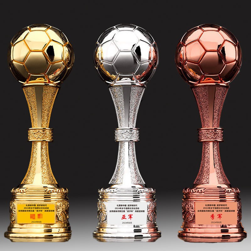 Trofeos de baloncesto gigantes, oro, plata, bronce, competencia deportiva MVP, premios creativos, trofeos de resina grabados al por mayor