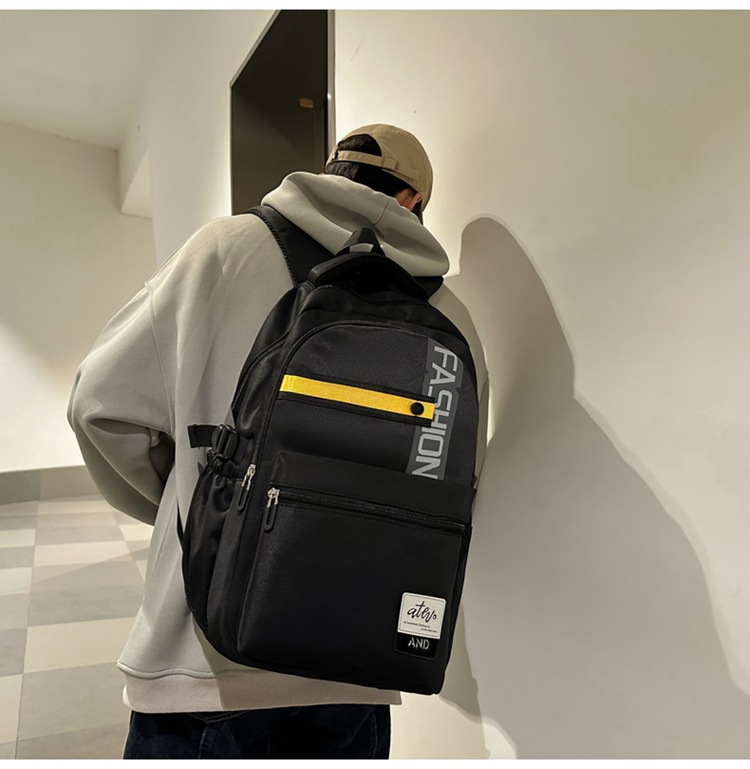 Kids Backpacks New Fashion Trend Backpack Large Capacity Outdoor Leisure Travel Bag Computer Bag Men's Backpack Student Schoolbag_voghion.com