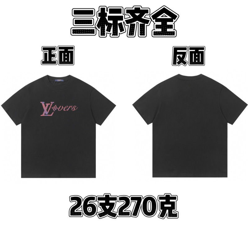 25春夏純綿ラウンドネック半袖Tシャツ漫画文字プリントカジュアルルーズ万能トップス流行万能|undefined