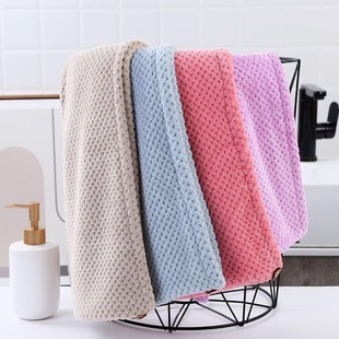 Pineapple Grids Dry Hair Cap, Water-Absorbent, Quick-Drying and Thickeneded 2024 New Dry Hair Artifact, Baotou Towel, Shampoo and Shower Cap