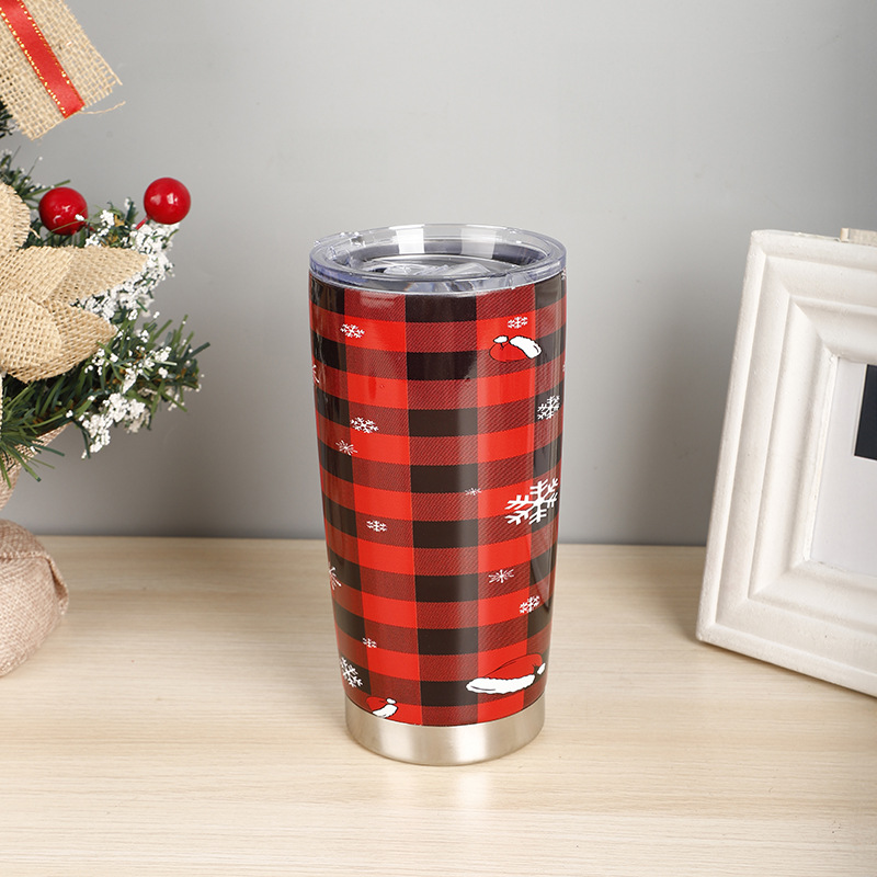 550g Weight Water Bottles Kitchen and drinking utensils Water Cup Event & Party Supplies 1 Piece Quantity Christmas, Daily Occasion Stainless Steel Material Christmas Festival Cartoon Pattern Vacation Style Christmas Vacation Cartoon Stainless Steel Water Bottles 1 Piece 3