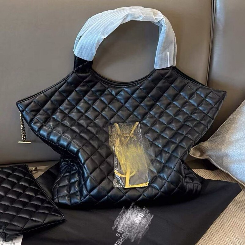 Foreign Trade Ys Small Chanel-Style Quilted Tote Bag for Women 2026 Triangle Bag Icare Extra Large Handbag Shoulder Bag Foreign Trade Ys Small Chanel-Style Quilted Tote Bag for Women 2026 Triangle Bag Icare Extra Large Handbag Shoulder Bag