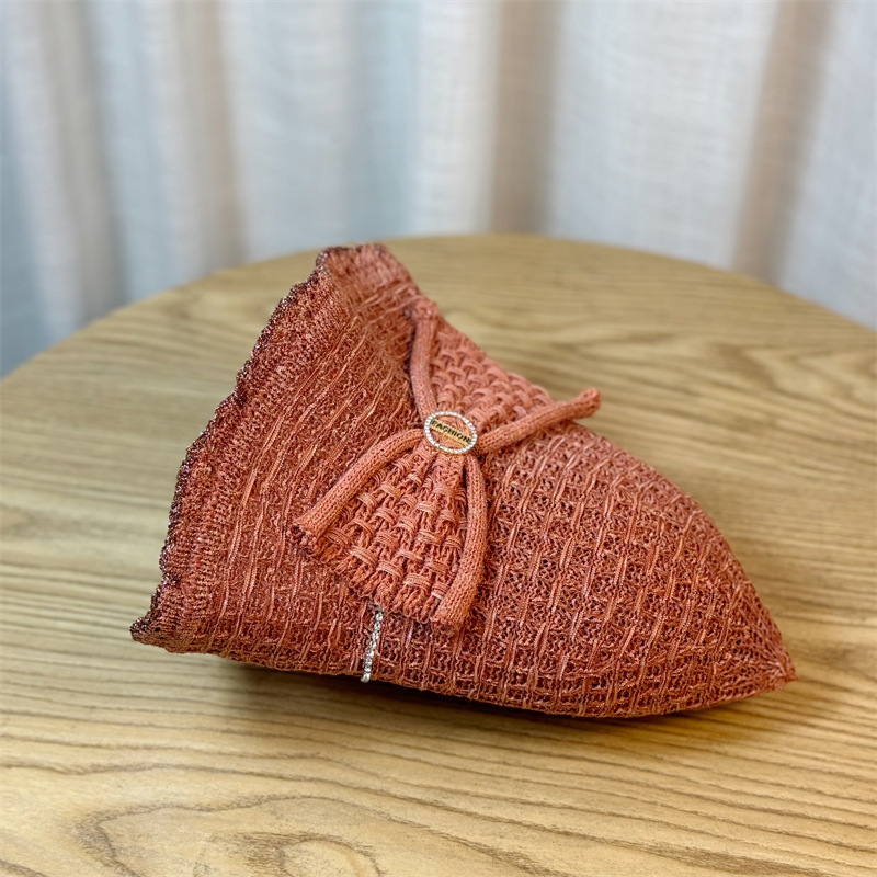 Women's Straw Hat With Ruffle Edge And Bow For Summer Sunshade_voghion.com