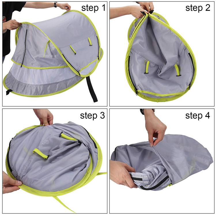 Children's outdoor tent foldable anti-mosquito installation-free picnic camping quick open seaside sun protection sunshade beach tent