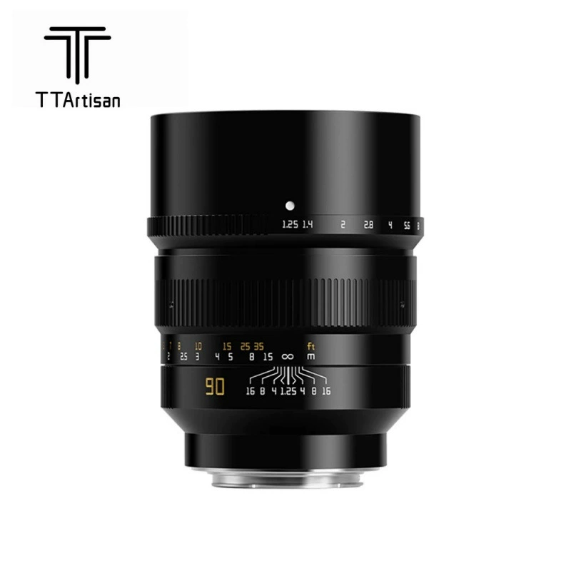 8TTArtisan 90мм F1.25 оптический объектив, подходит для Sony, Canon, Nikon Z, Hasselblad, Fuji, GFX
