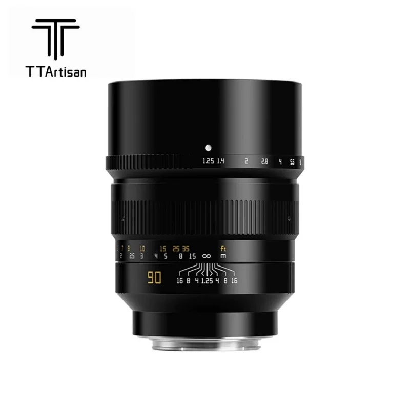 8TTArtisan 90мм F1.25 оптический объектив, подходит для Sony, Canon, Nikon Z, Hasselblad, Fuji, GFX