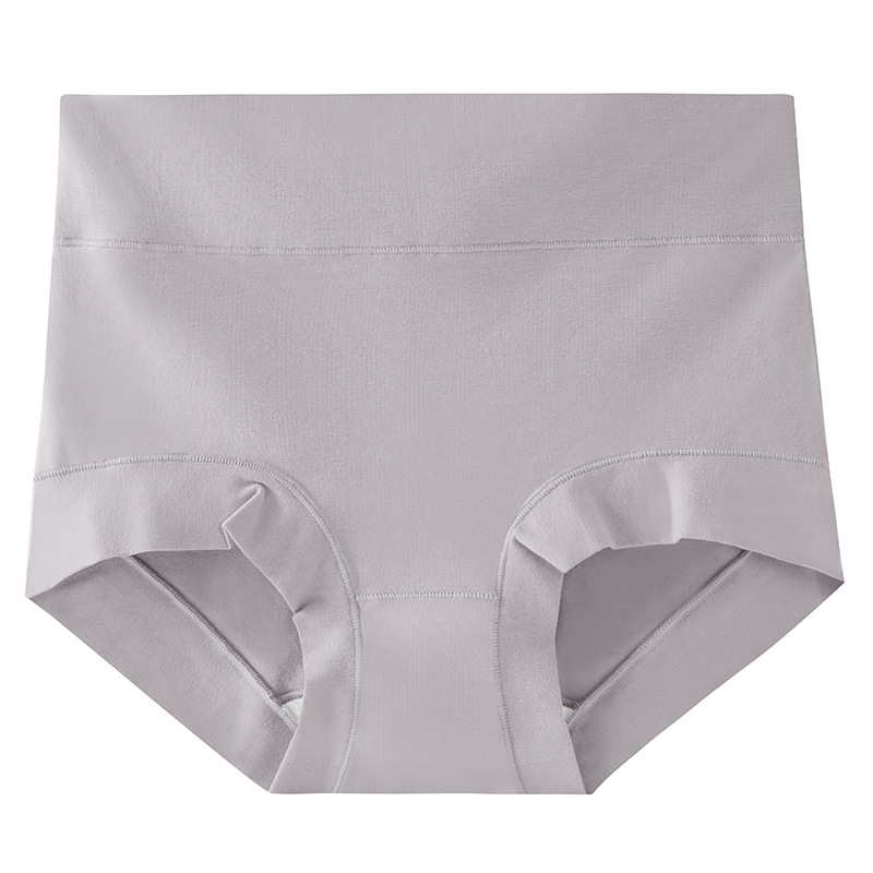 Bragas de algodón de fibra larga 60S para mujer, mantenimiento de seda, entrepierna, antibacteriano, transpirable y cómodo bolso de cintura alta, nalgas, ropa interior de talla grande para niñas