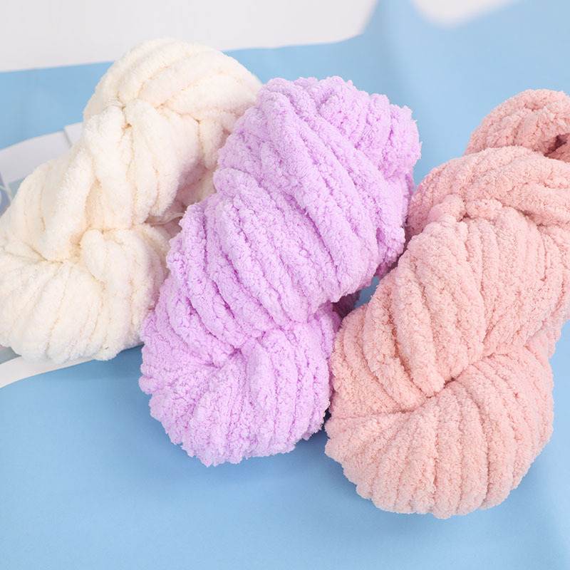 Super thick ice strip line sausage yarn hand-knitted line scarf line cushion milk cotton wool wholesale hand-woven material package Super thick ice strip line sausage yarn hand-knitted line scarf line cushion milk cotton wool wholesale hand-woven material package