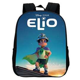 新品印花地球特派员 Elio幼儿园书包 卡通12寸双肩背包轻便休闲男