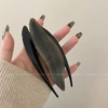 12# black mocha swallowtail clip