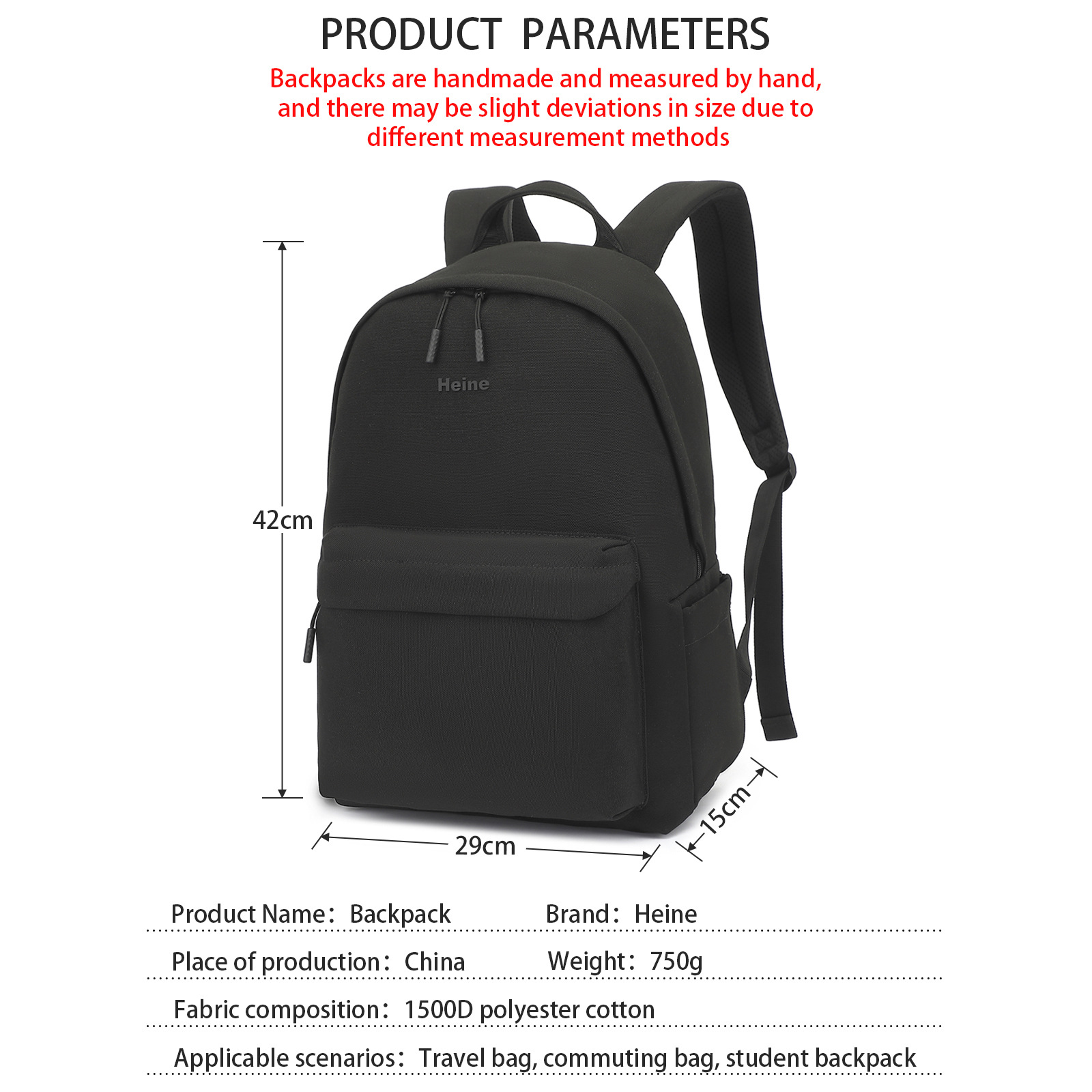 Sacoche de voyage pour ordinateur portable 14 pouces, sac à dos minimaliste pour étudiants_voghion.com