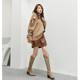 Western Denim Skinny Boots But Knee apricot Pointed Boots Women's Knight Boots High-heeled High-heeled Thick-heeled Boots