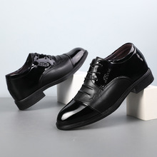2025新款男士商务皮鞋内增高防水防滑正装鞋