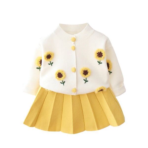 Children's knitted sweater dress