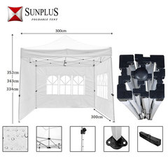 Folding Enclosed Tent Waterproof Oxford Cloth Wall Temporary Hotel Outdoor Sunshade Canopy Event Booth Tent Wholesale