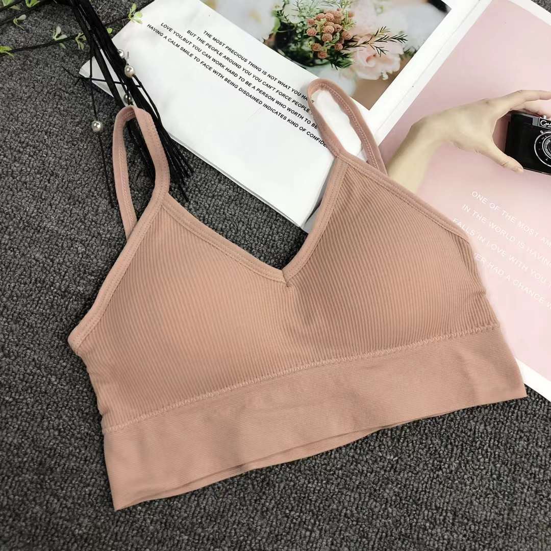 Nueva inconsútil alto elástico belleza de alta calidad las mujeres chaleco inalámbrico yoga sujetador ropa interior deportiva al por mayor