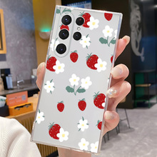 透明手机壳适用三星A15散热保护套精孔S20甜美女生S23TPU软壳批发