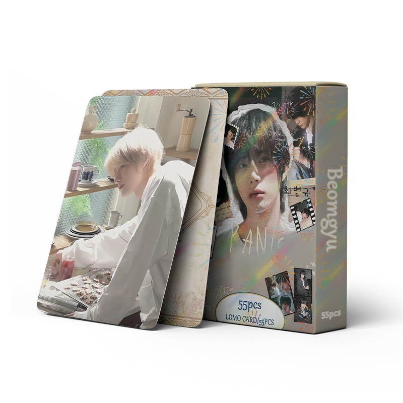 Cadena total, una gran cantidad de stock, 55 hojas de tinta BT SK IVE ATEEZ KPOP, estrellas coreanas alrededor de LOMO