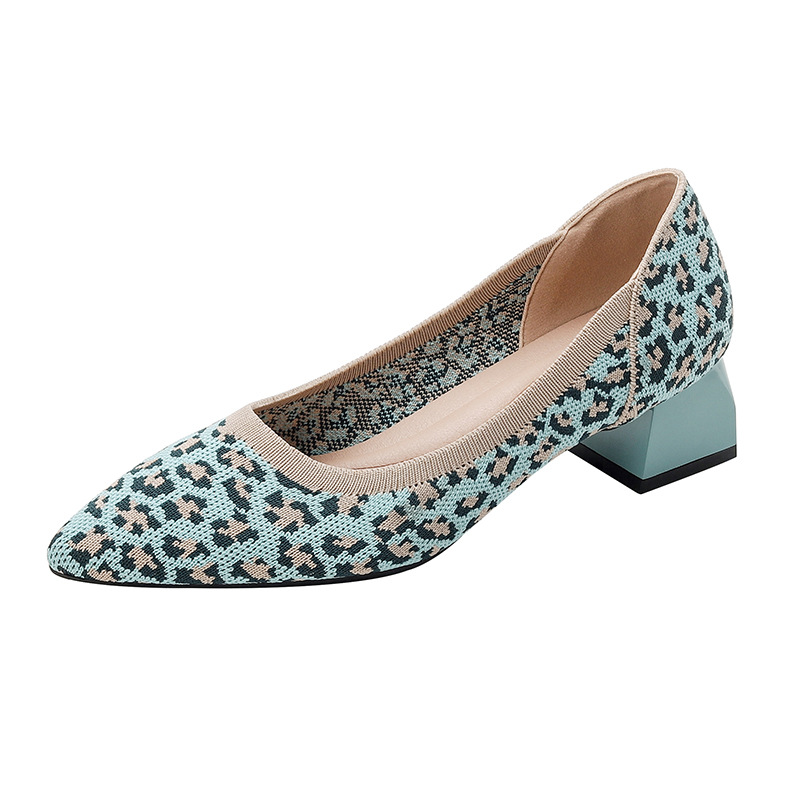 블루 레오파드 무늬