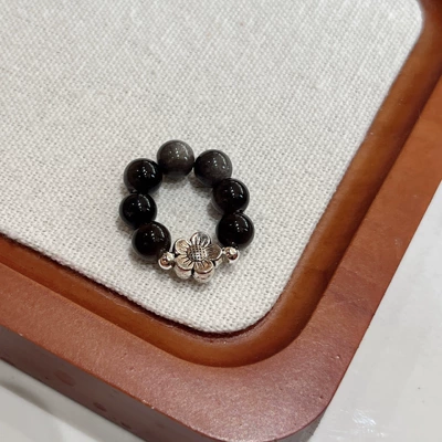 Spacer Handmade Running Ring – Zərgərlik ara hissələri - running-ring-flower