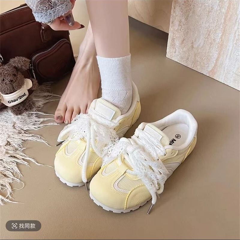 Student Round-Toe Sneakers for Women, Casual Shoes, Versatile, 2026 Spring New Style, Breathable Sports Flat Shoes, Niche German Training Shoes Student Round-Toe Sneakers for Women, Casual Shoes, Versatile, 2026 Spring New Style, Breathable Sports Flat Shoes, Niche German Training Shoes