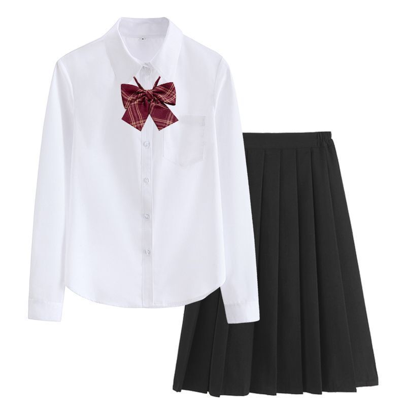 jk制服红色毛衣班服学院风初中高中学生毕业运动会合唱团演出服装|undefined