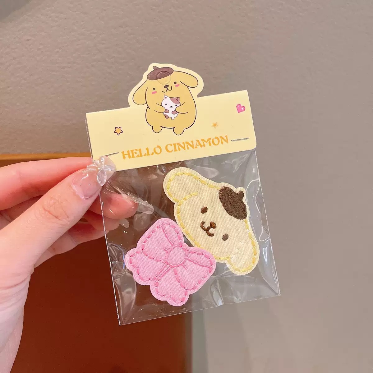 Los niños coreanos publican pegatinas mágicas de color caramelo de dibujos animados lindo y simple acabado de cabello roto artefacto Velcro de frutas