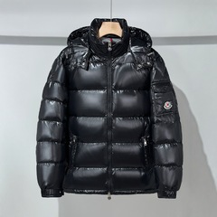 冬季男士爆款高端羽绒服抗寒保暖防污免洗短款白鹅绒哑光连帽外套