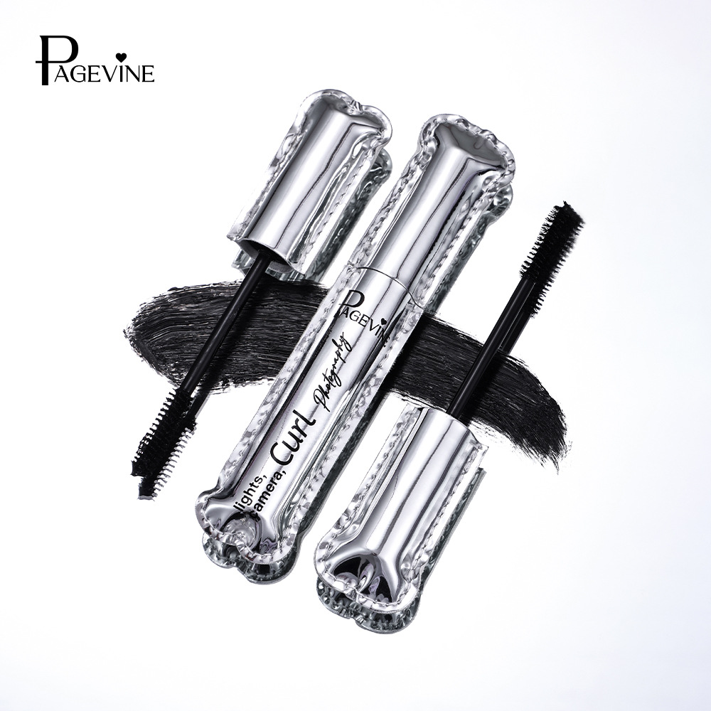 Explosiones transfronterizas PAGE VINE mascara cubierta de cuero pequeño tubo de plata rollo de mascara densa secado rápido impermeable comercio exterior