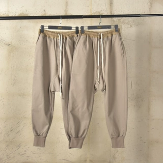 设计师服装RO风格欧美哈伦吊裆长裤秋冬厚毛圈纯棉时尚男ro哈伦裤